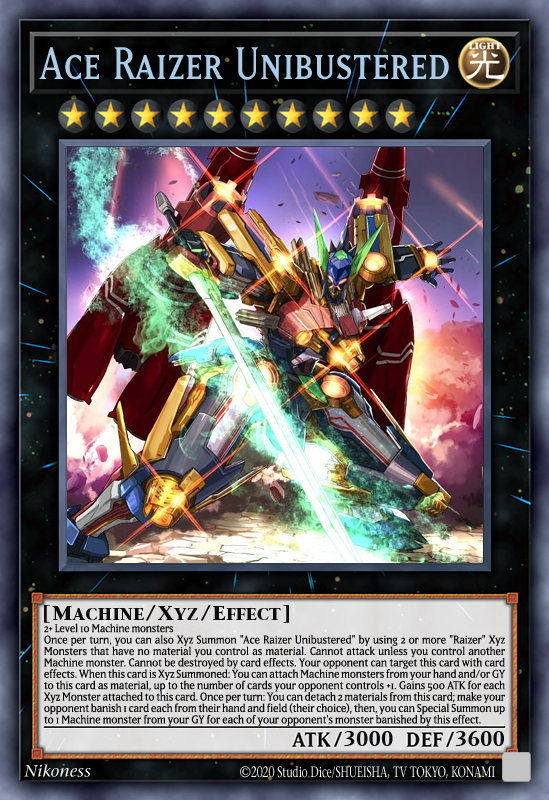 Ace Raizer Unibustered by Nikoness by MasterRa on DeviantArt