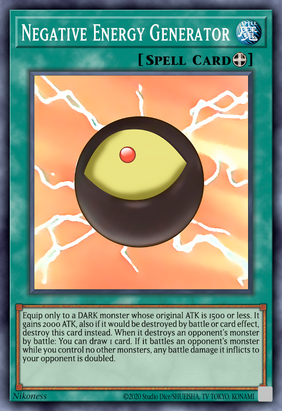 negative energy yugioh card Yu-Gi-Oh! - Drain (IOC-055) - Invasion of Chaos - 1st Edition Dark Energy - Yugipedia