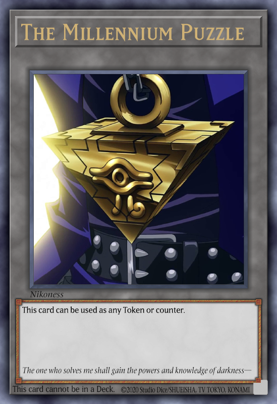 Puzzl Token Millennium Puzzle Token by Nikoness by MasterRa on DeviantArt