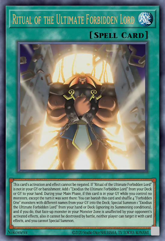 Ritual Ultimate Forbidden Lord by Nikoness by MasterRa on DeviantArt