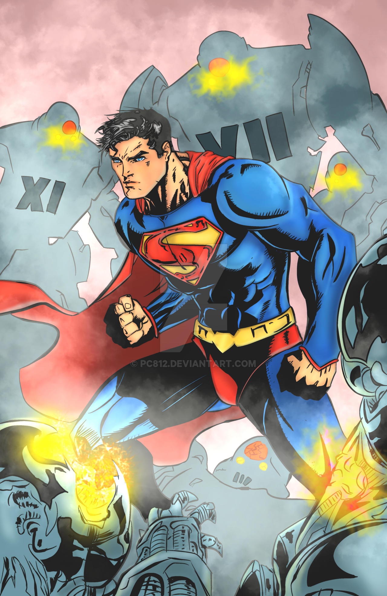 Superman - Jim Lee (colors) by PC812 on DeviantArt