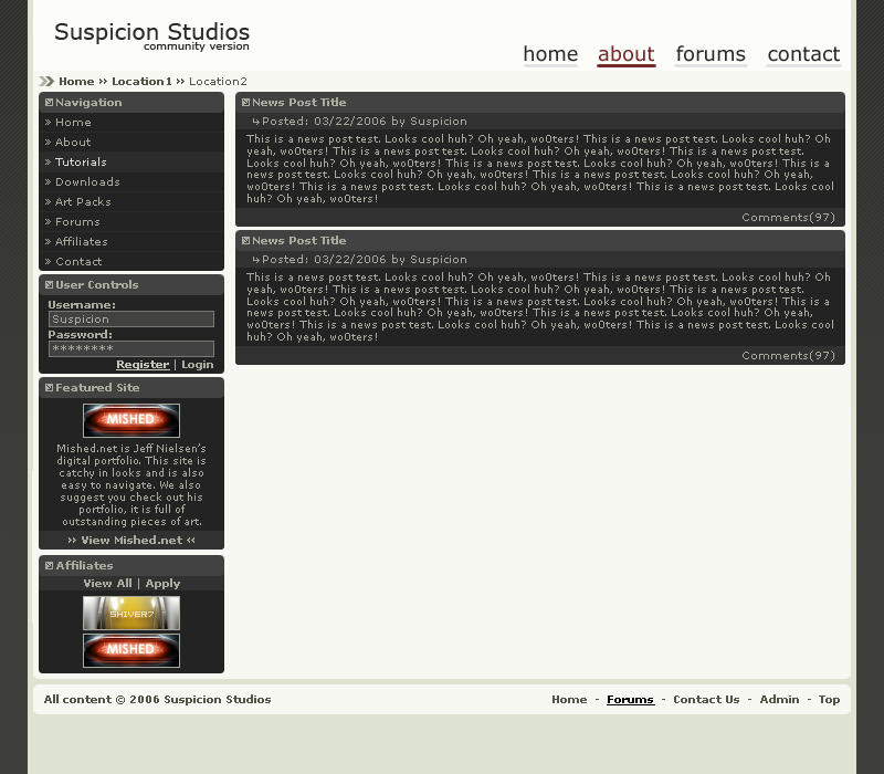SS Template 3 by One3Creations on DeviantArt