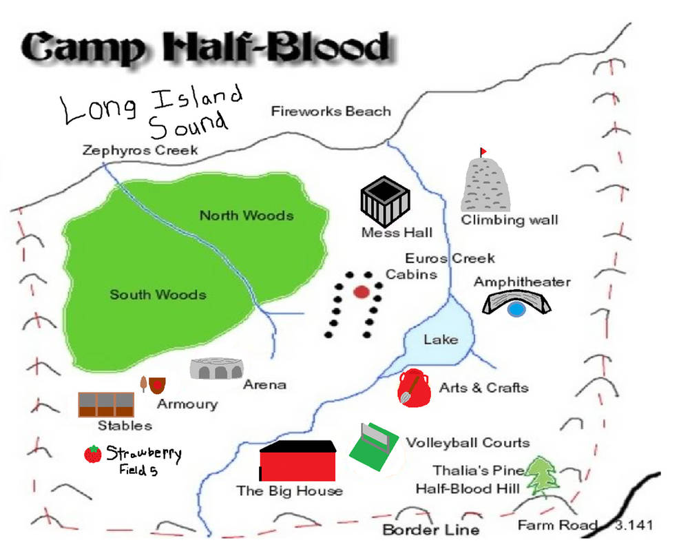 Map of Camp Half Blood by R-Kat on DeviantArt