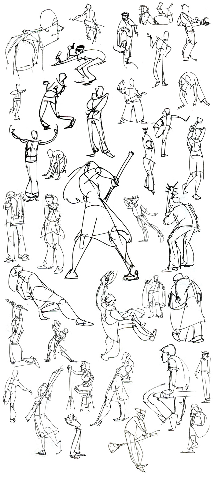 Gesture Drawings - Fall 2011