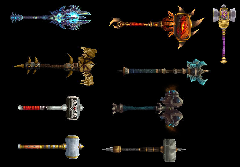 Two-Handed Maces by GoldLeader27 on DeviantArt