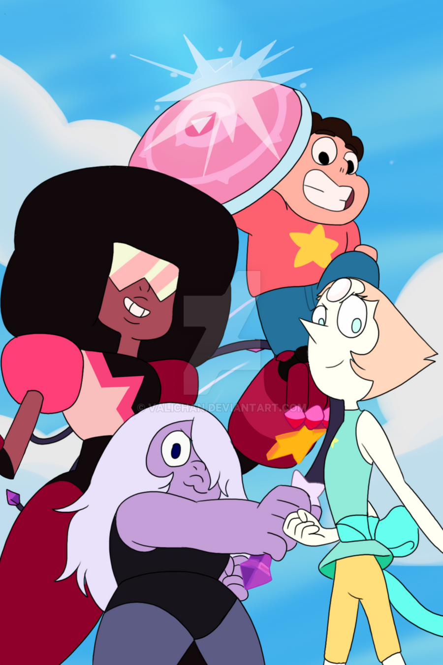 We are the crystal gems!