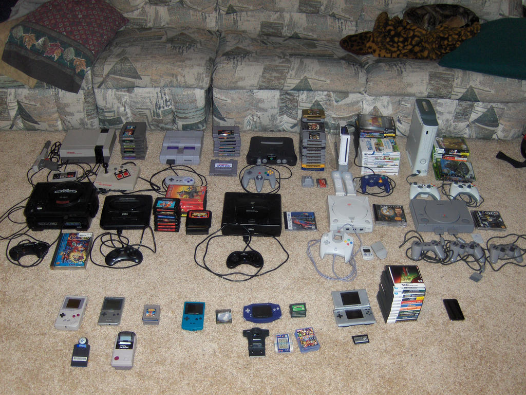 Video Game Collection Pinterest My Game Collection, Nov 2009 by GamzGuy on DeviantArt