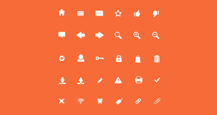 The Web Designer Icon Set Containing 30 Free Icons
