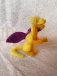Kapaza the Needle Felt Tiny Dragon Doll by RRedolfi