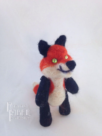 Needle Felt Red Fox Lil' Buddy