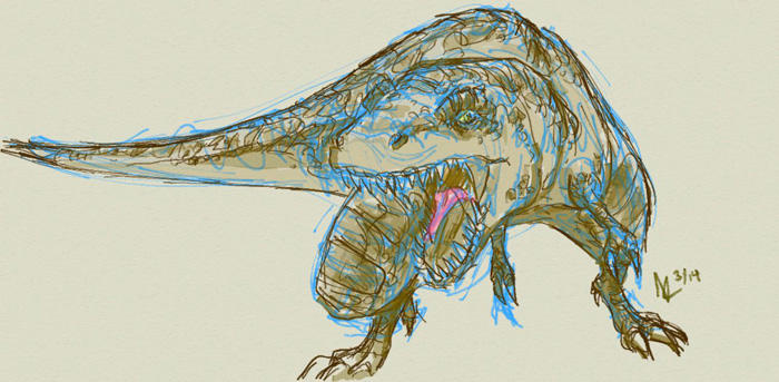 T-Rex Sketch