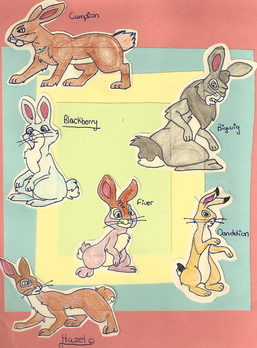 Watership Down Characters from the Tv Series