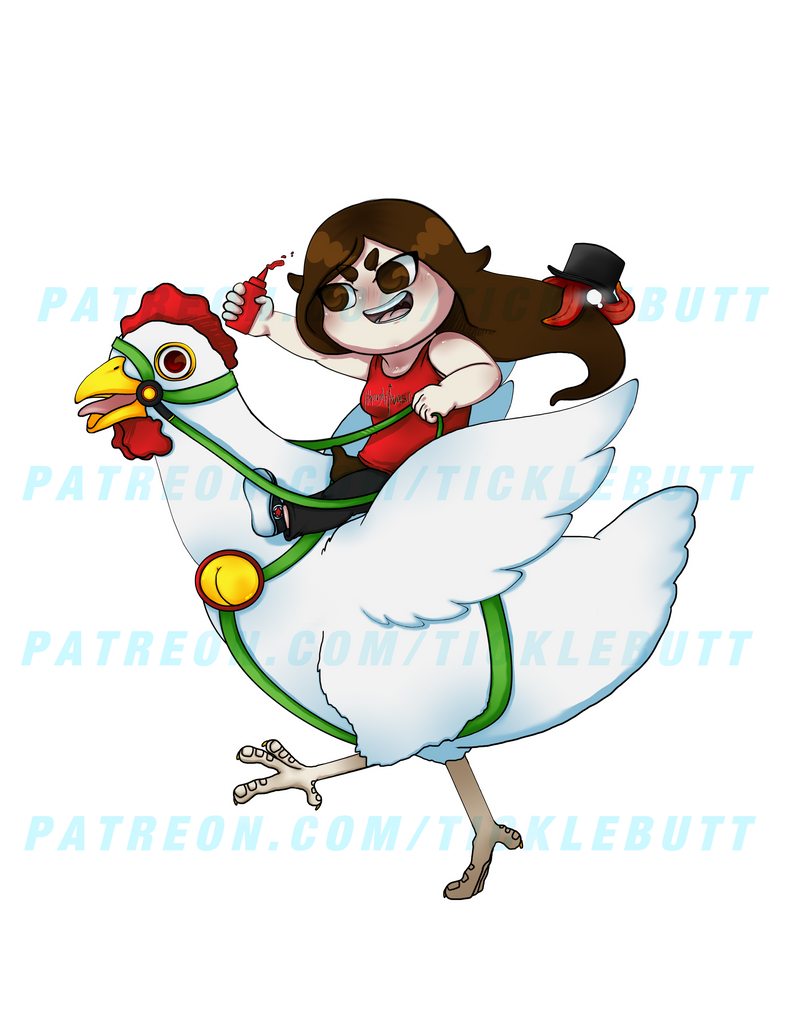 Crazy Chicken Ride (with Boo) FINAL IMAGE by Pin-eye on DeviantArt