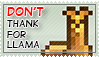 Don't Thank for Llama - Stamp by Pin-eye