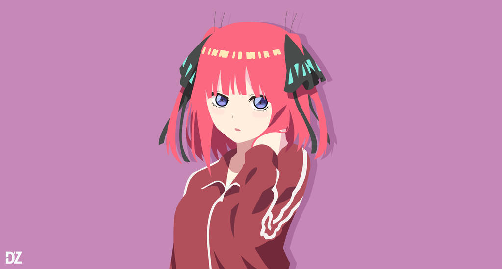 Nino Nakano Minimalist v2 by Drezpect on DeviantArt