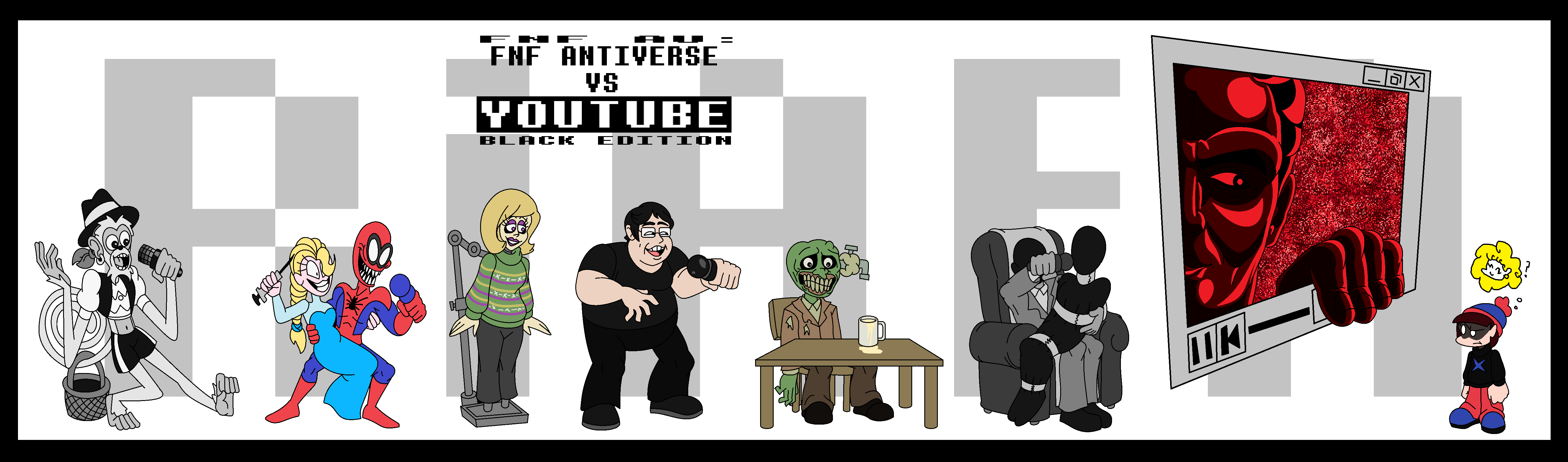FNF AU: VS YOUTUBE black edition by RIAEA on DeviantArt FNF AU: VS YOUTUBE black edition by RIAEA on DeviantArt