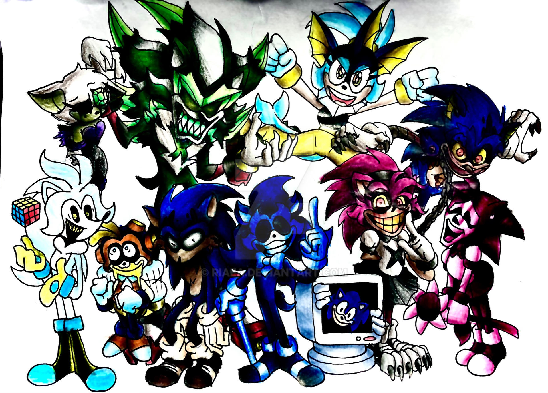VS SONIC EXE RESKIN! by RIAEA on DeviantArt