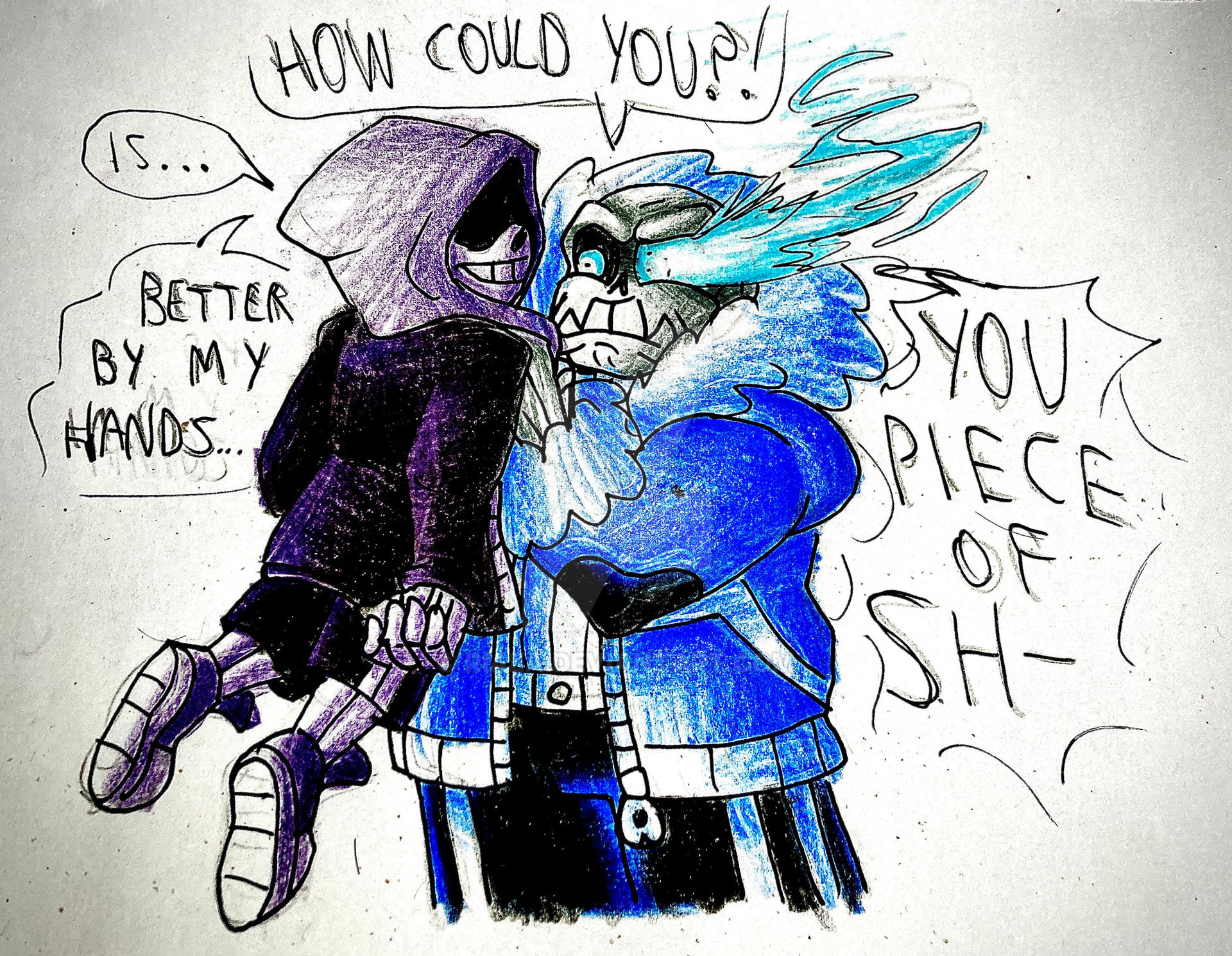 Geno Dust Fandom sans meets dust sans by RIAEA on DeviantArt