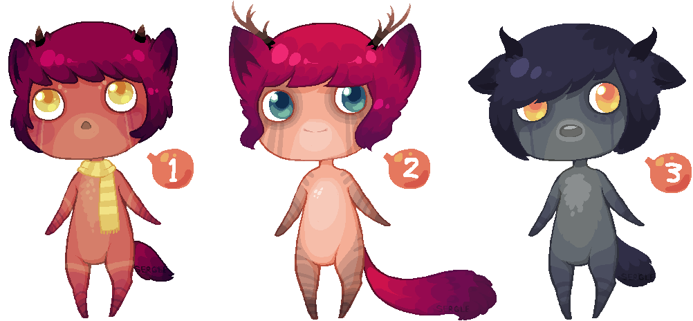 [SOLD] -- Pixel Anthros Sale