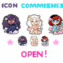[ CLOSED ] flowery icon commishes