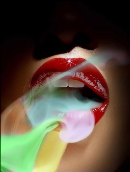 Effect colored smoke