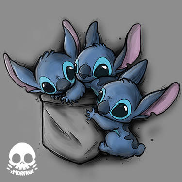 Stitch playing his Own Game by Ducklover4072 on DeviantArt
