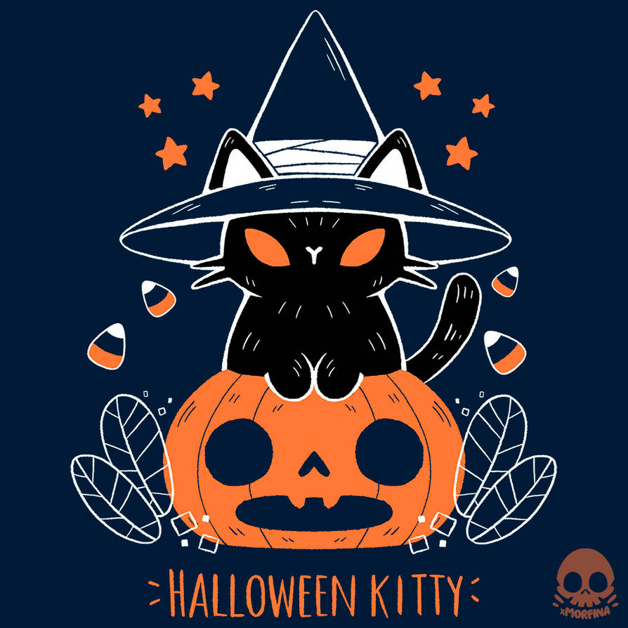 Halloween Kitty by xMorfina92 on DeviantArt