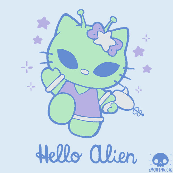Alien Hello Hello Alien by xMorfina92 on DeviantArt