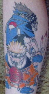 Sasuke and Naruto Tattoo