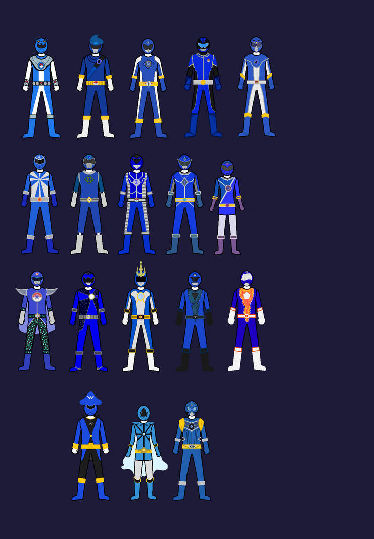 All Blue Rangers by Pokerangerfun98 on DeviantArt