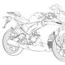 aprilia rs4 50 lineart