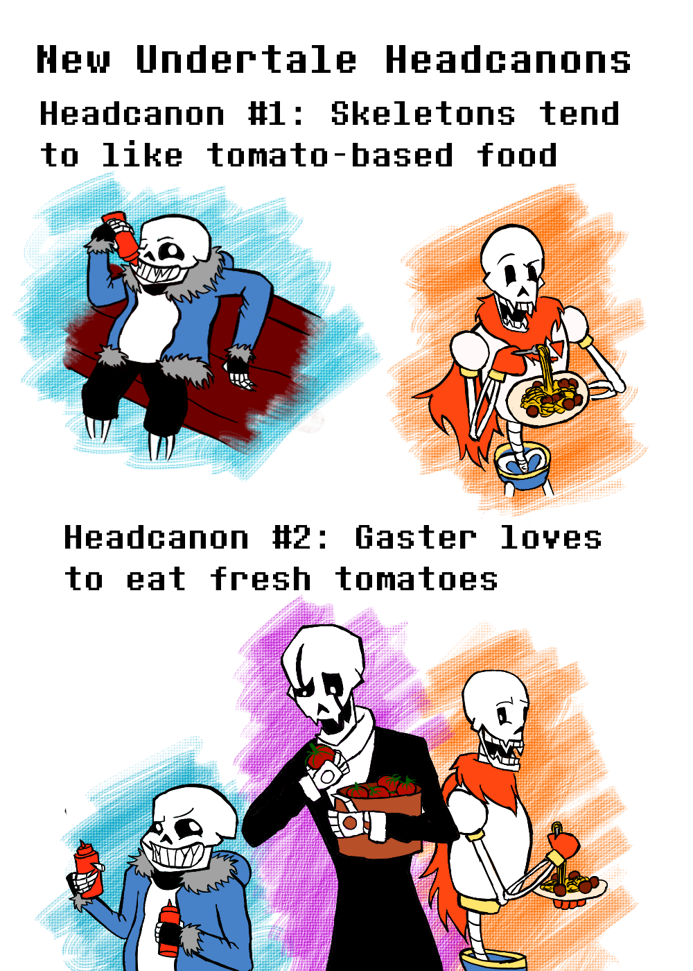 Headcanons for the Sans AUs