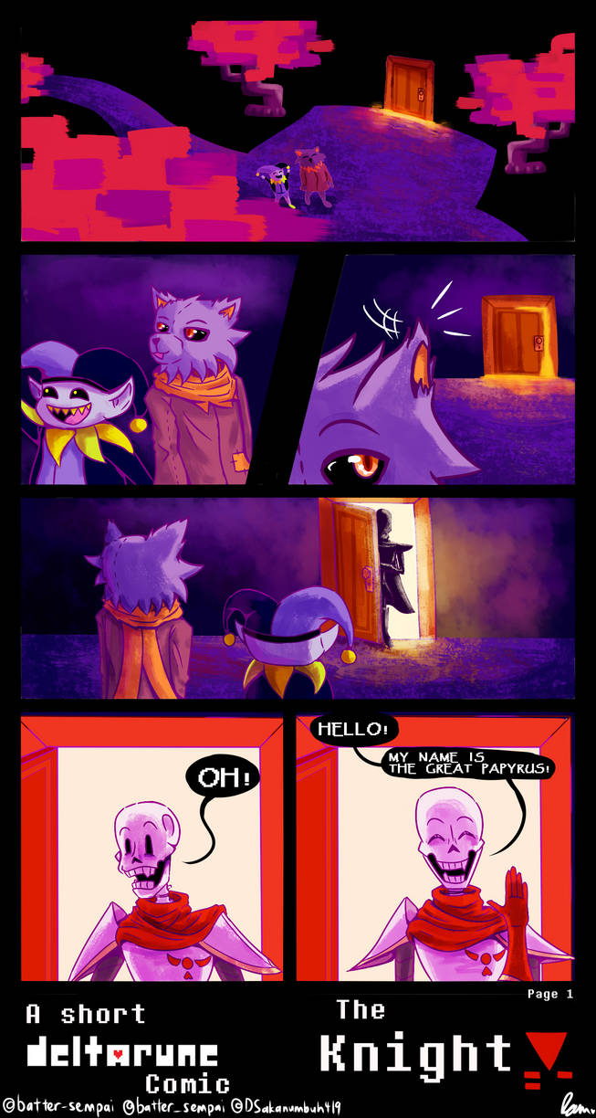A short Deltarune comic: The Knight [Page 1] by DSakanumbuh419 on ...