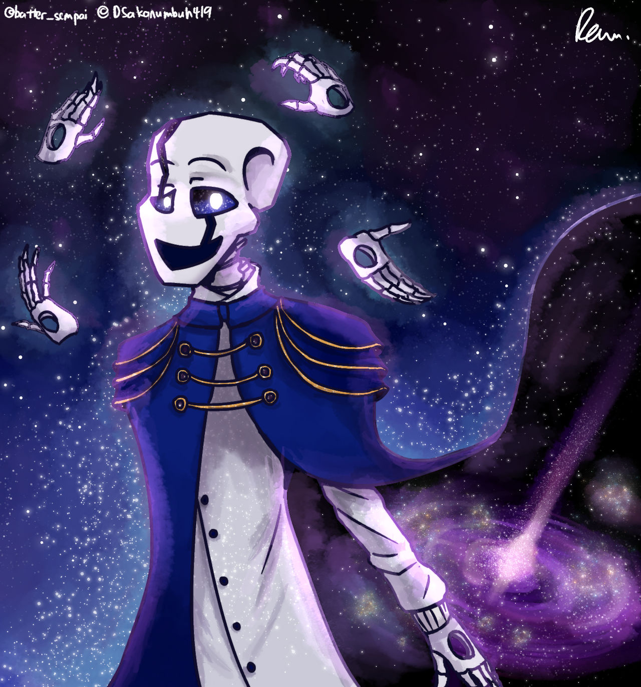 Ultra Tale Gaster Commission: Outertale Gaster by DSakanumbuh419 on DeviantArt