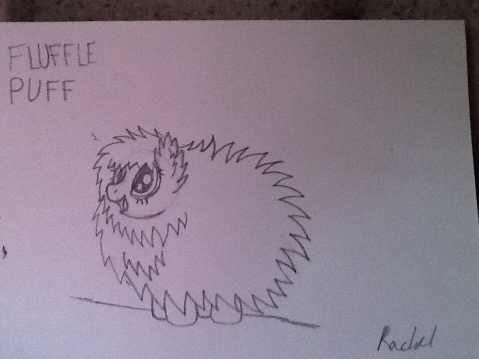 My first Fluffle Puff drawing by fallenangelgirl222 on DeviantArt