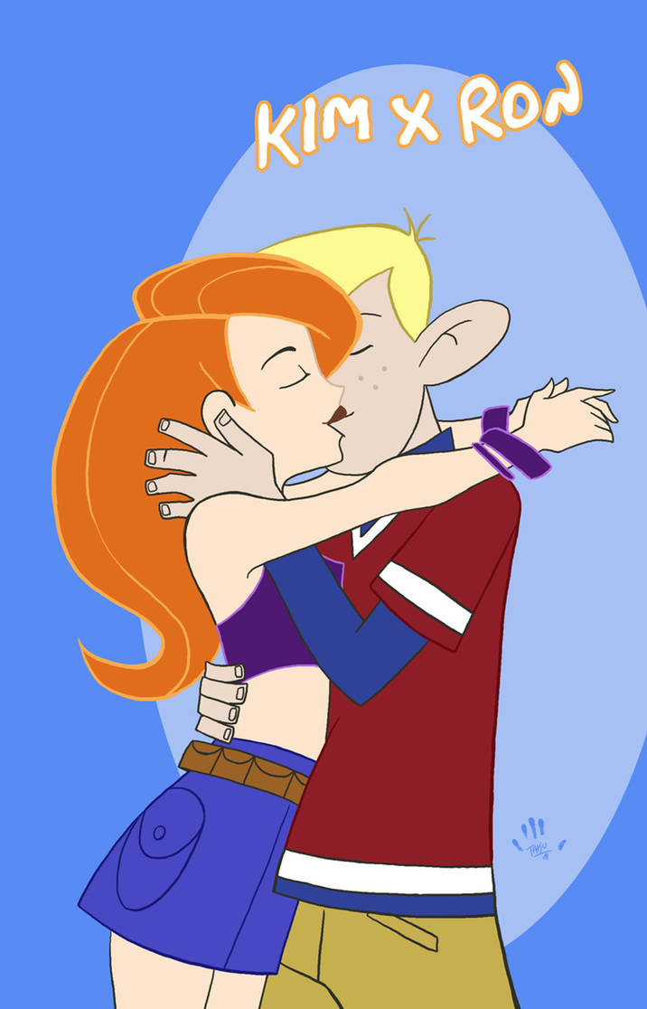 Kim possible and ron kiss