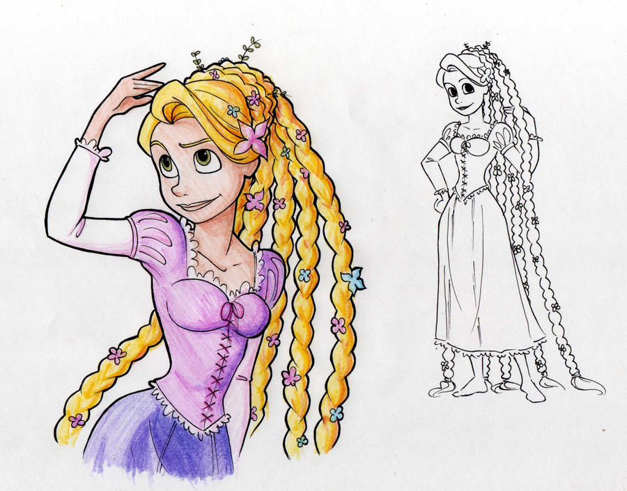 Rapunzel -New hair style color