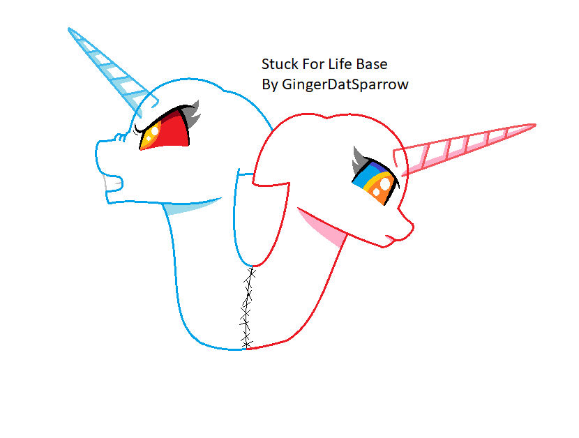 Stuck Base Body Stuck For Life Base By GingerDatSparrow by NayeliSenpai on DeviantArt