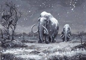 Mammoths and First Snow