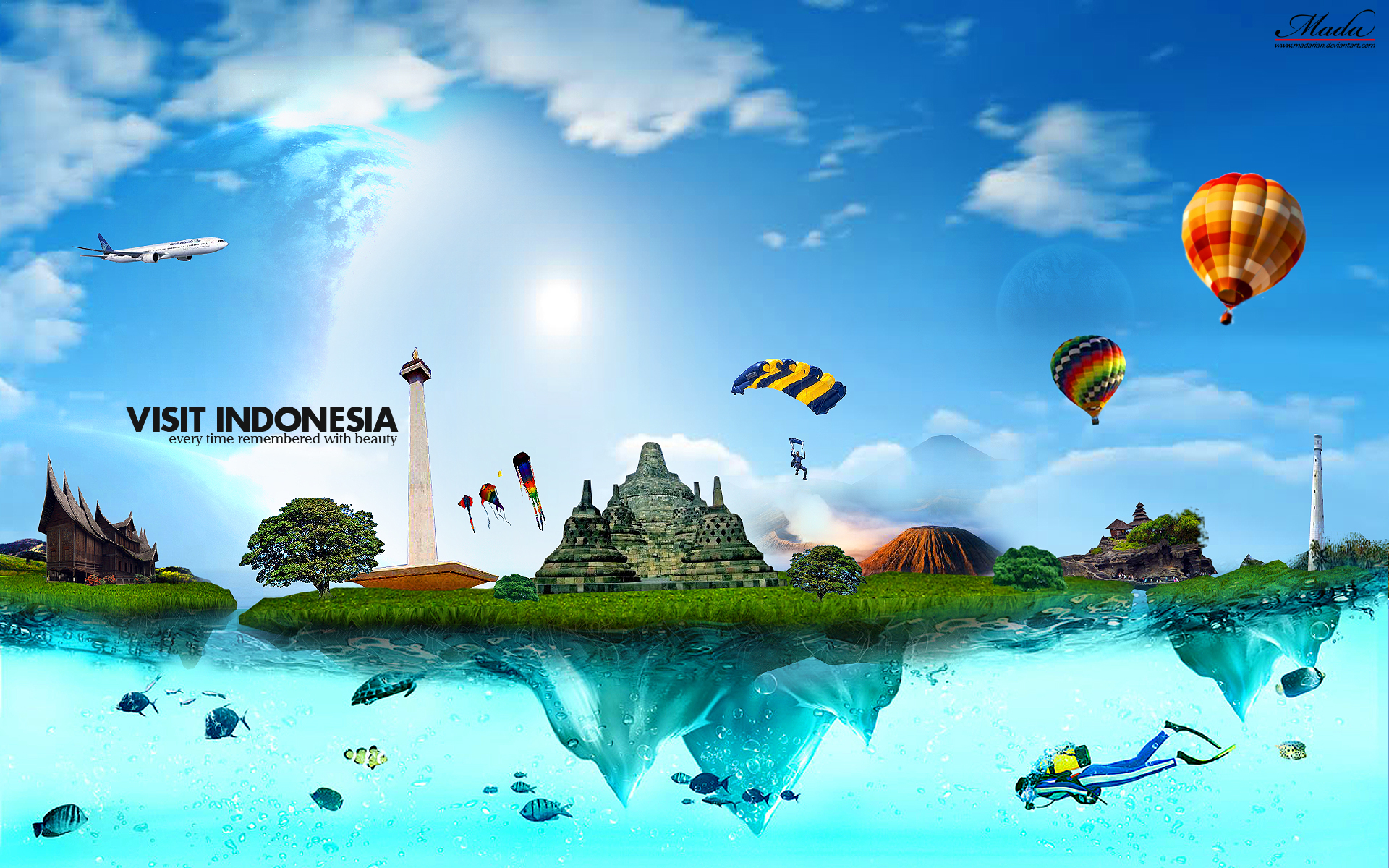 Visit Indonesia By Madarian On Deviantart Visit Indonesia By Madarian On Deviantart