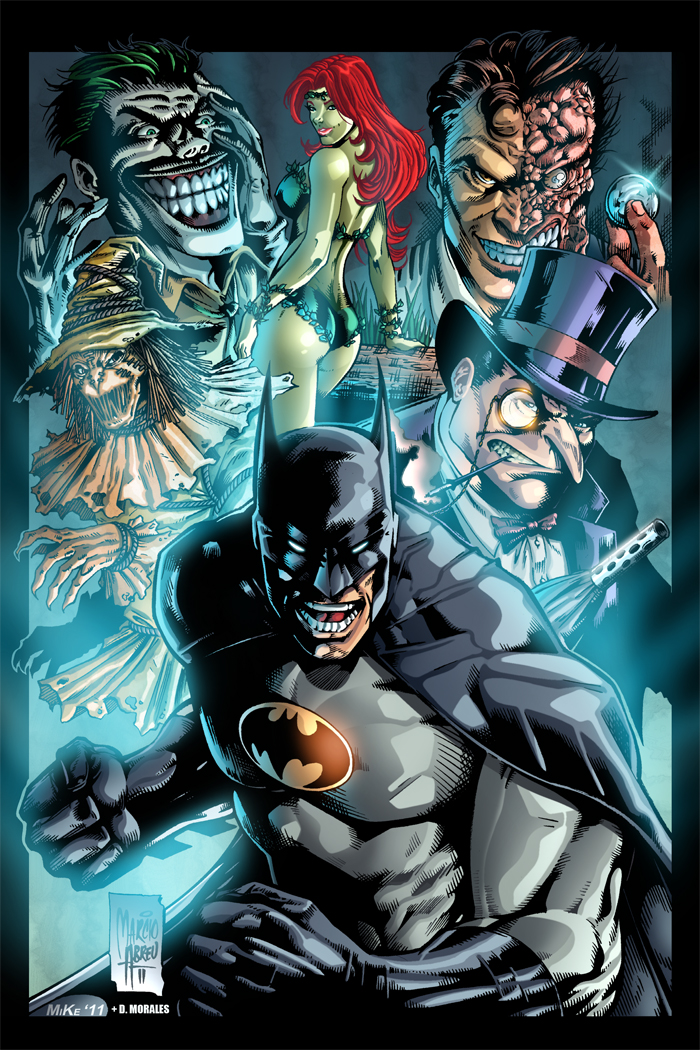 Batman vs Enemies Colors