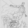 Sketch Commission Batman Superman