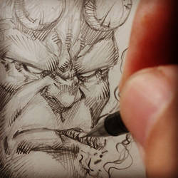 #sketch #hellboy