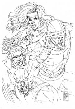Sketch X-Men _ Marcio Abreu
