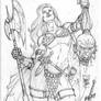 Sketch Red Sonja _ Marcio Abreu