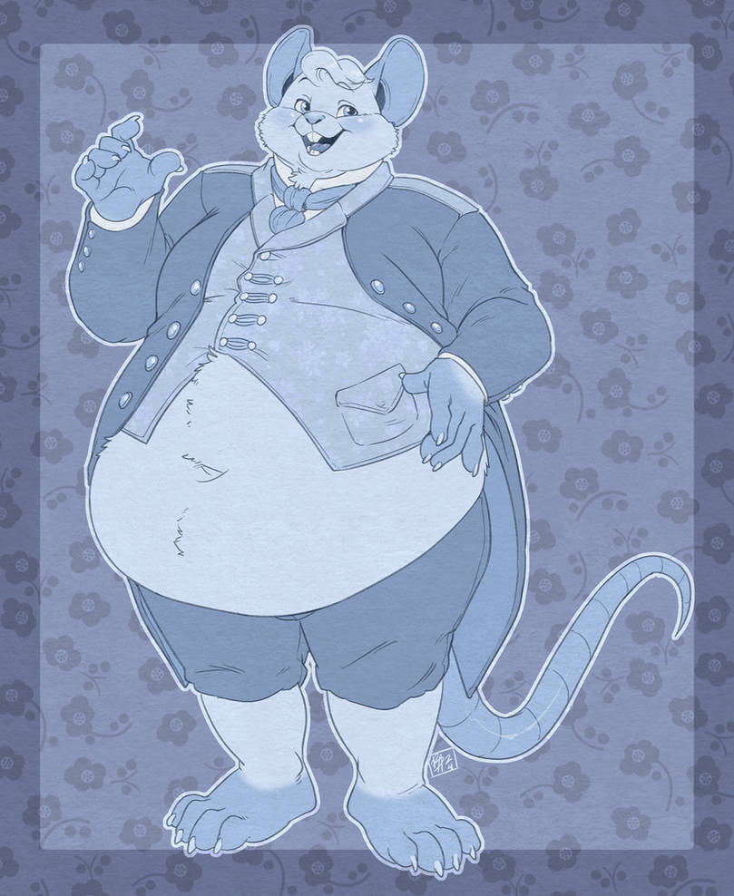 Fat, fancy mouse by Calebfox on DeviantArt