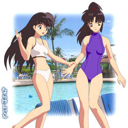 Kagome and Sango