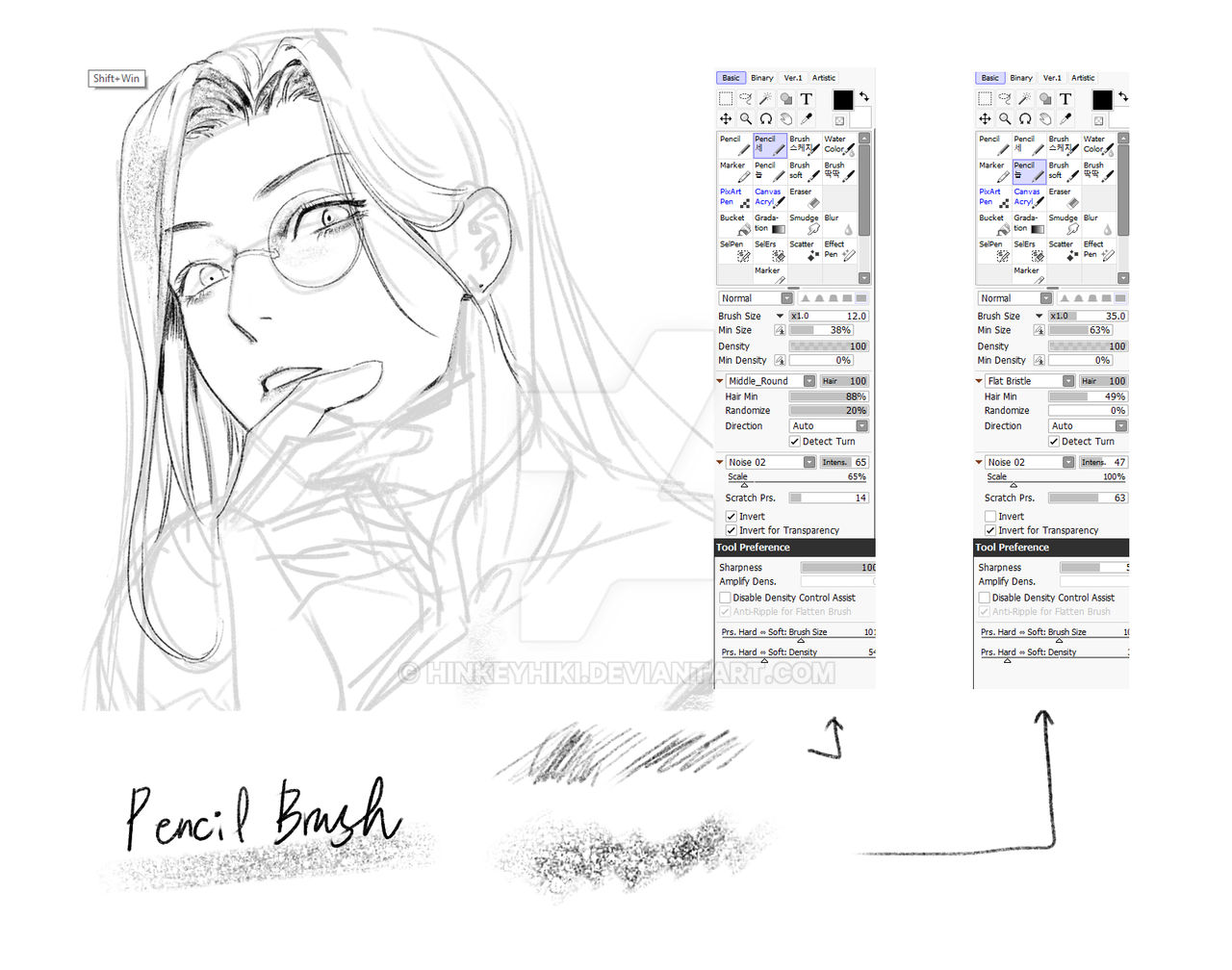 Paint Tool Sai 2 Custom Pencil Brush By Hinkeyhiki On Deviantart Paint Tool Sai 2 Custom Pencil Brush By Hinkeyhiki On Deviantart