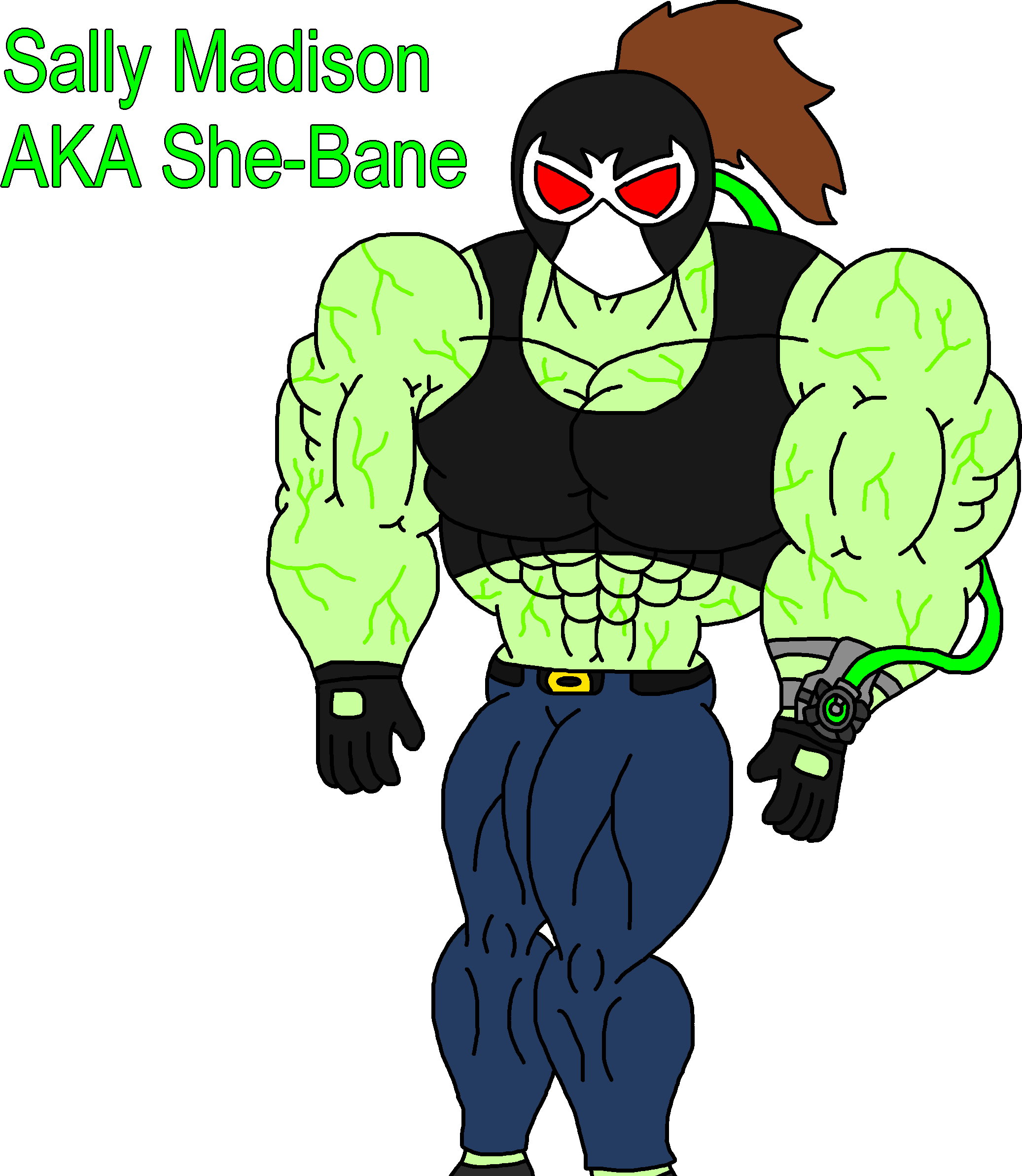 She Bane Deviantart Sally Madison AKA She-Bane by JordanFanG on DeviantArt