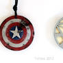 Captain America/Iron Man - Avengers pendant